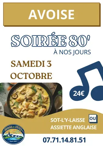 Soirée Années 80 d'Avoise
