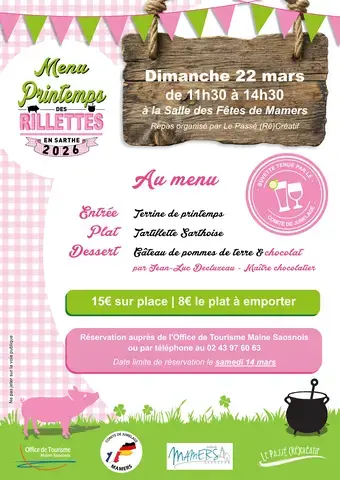 Repas convivial du Passé Récréatif - Le printemps des rillettes