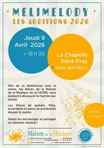 Audition Mélimélody instrumental