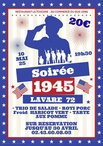 Commémoration du 80ème anniversaire du 8 mai 1945 : soirée