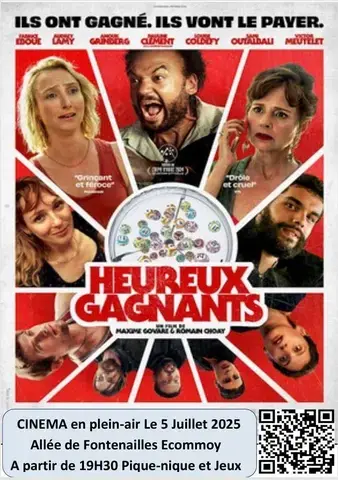 Cinéma de plein air : "Heureux gagnants"