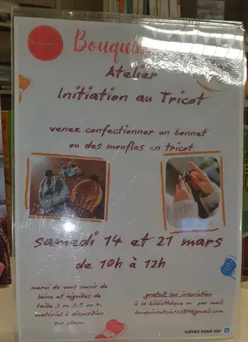 Atelier créatif : Confection d'un bonnet ou de moufles en tricot