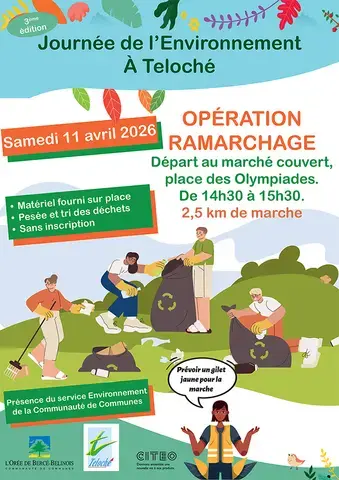 Opération ramarchage : ramassage des déchets