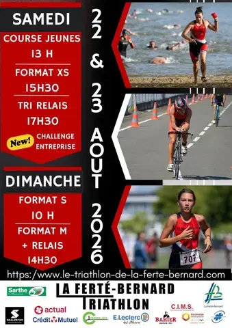 39ème édition du triathlon de La Ferté-Bernard