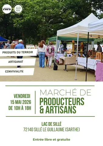 Marché de producteurs & artisans locaux au Lac de Sillé