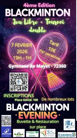 4ème Soirée Blackminton - Fluo