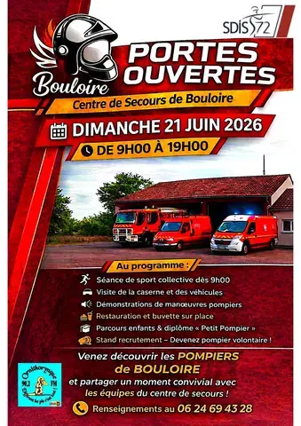 Portes ouvertes - centre de secours de Bouloire