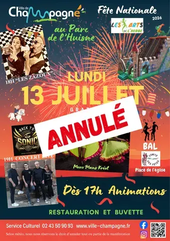 [Annulée] Fête nationale - Champagné