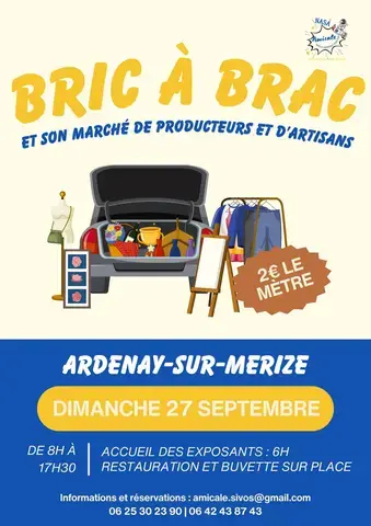 Bric à brac et marché de producteurs et d'artisans