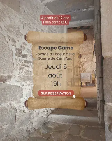 Escape-game « Voyage au cœur de la Guerre de Cent Ans »