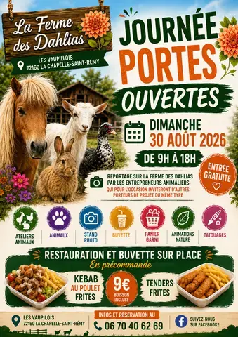 Journées portes ouvertes à la Ferme des Dahlias