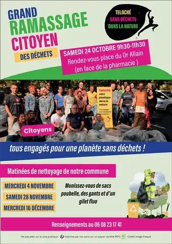 Grand ramassage citoyen des déchets