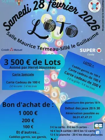 Loto pétanque de Conlie