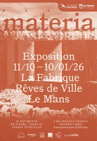 MATERIA, BÂTIMENTS EN PIERRE, TERRE ET FIBRES VÉGÉTALES