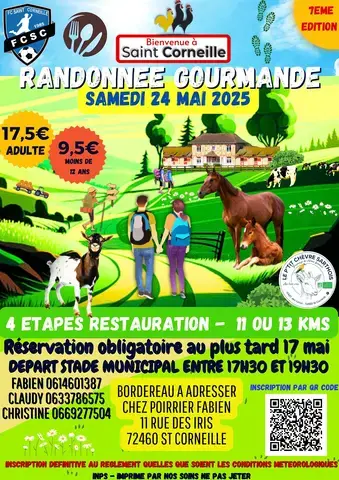 7ème Randonnée gourmande en semi-nocturne