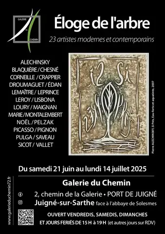 Eloge de l'arbre, par 23 artistes modernes et contemporains.