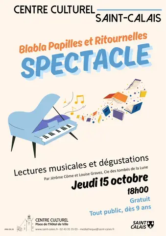 Spectacle "Blabla papilles et ritournelles"