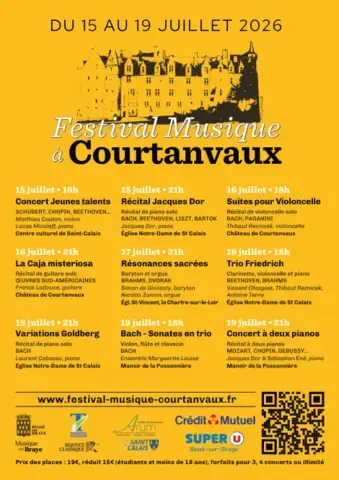 Concert Jeunes Talents - festival Musique à Courtanvaux