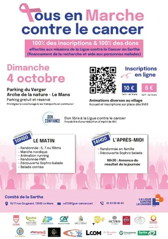 Tous en marche contre le cancer