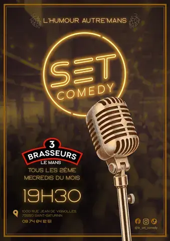 Le Set Comedy aux 3 Brasseurs