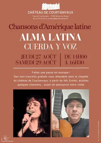 Mini-concerts du duo Alma Latina, Cuerda y voz