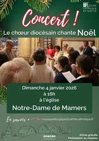 Le choeur diocésain chante Noël