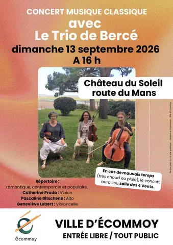 Concert classique Le Trio de Bercé
