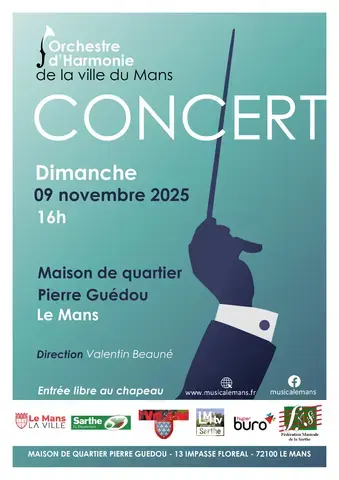 Concert de l'orchestre d'harmonie de la ville du Mans