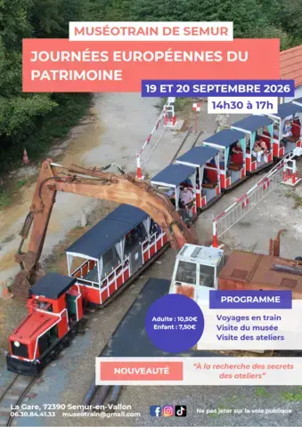 Journées Européennes du Patrimoine : Muséotrain