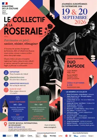 Journées du Patrimoine - Le collectif de la Roseraie