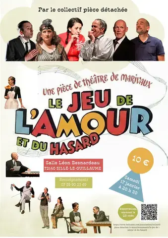Théâtre : "Le Jeu de l'amour et du hasard"