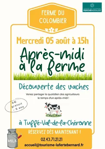 Après midi à la ferme : Ferme du Colombier (vaches)