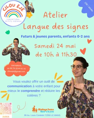 Atelier langage des signes