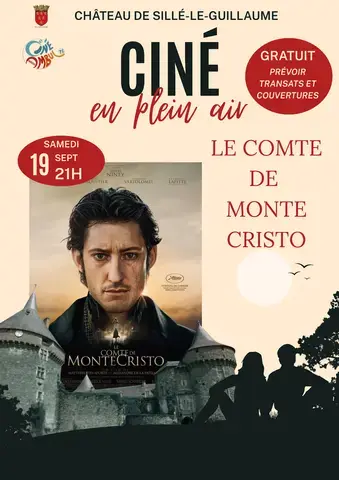 Ciné plein-air "Le Comte de Monte-Cristo"