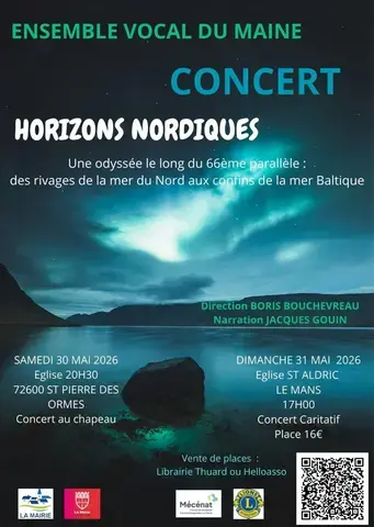 Concert de l'Ensemble vocal du Maine