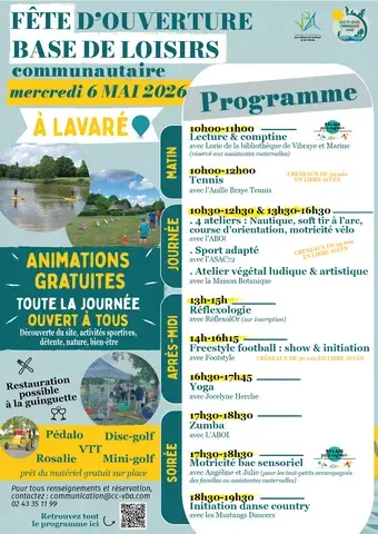 Fête d'ouverture de la base de loisirs