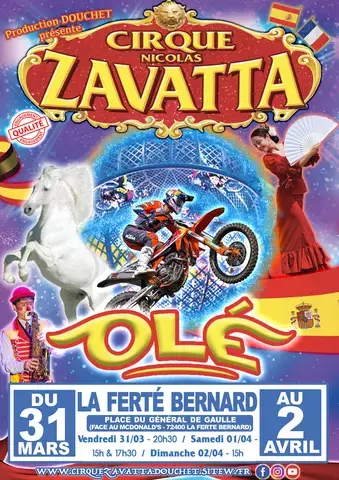 LE CIRQUE NICOLAS ZAVATTA DOUCHET À LA FERTÉ BERNARD !