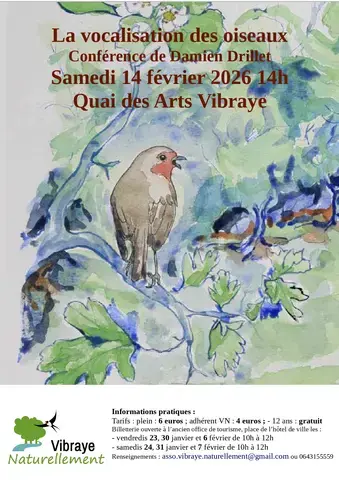 Conférence : La vocalisation des oiseaux