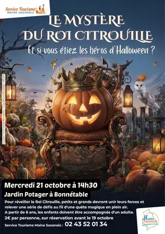 Animation Le Mystère du Roi Citrouille