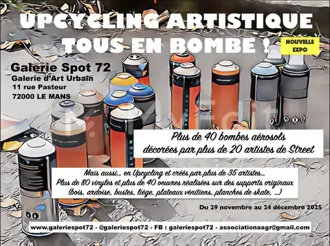 UPCYCLING ARTISTIQUE : TOUS EN BOMBE !