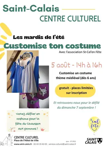 Les mardis de l'été : Customise ton costume