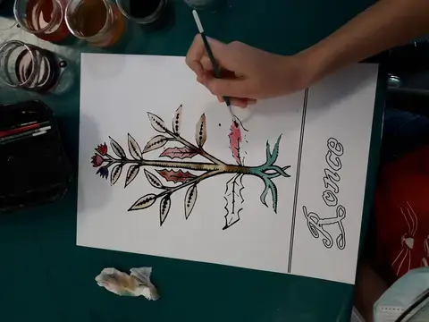 Atelier Famille "Peinture végétale"