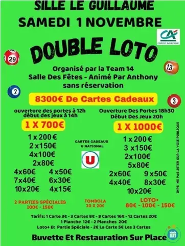 Double loto de la Team 14
