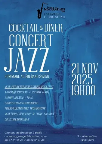 Cocktail et Dîner - Concert Jazz