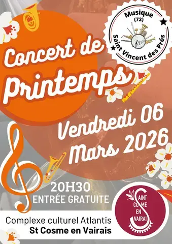 Concert de printemps de la Musique de Saint Vincent-des-Prés