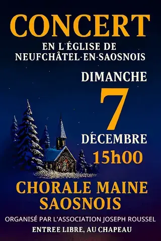 Concert de la Chorale Maine Saosnois
