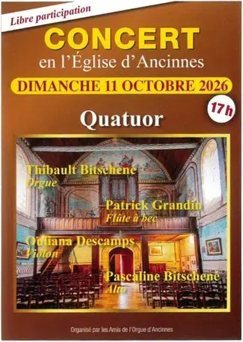 Concert d'orgue en quatuor