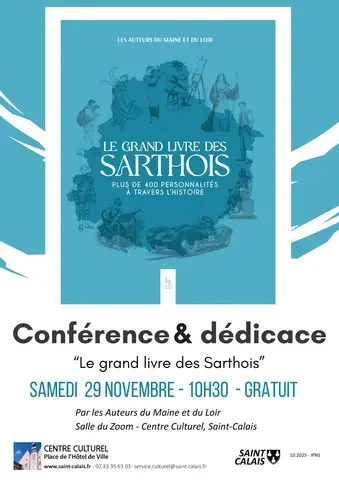 Conférence-dédicace "Le grand livre des Sarthois"