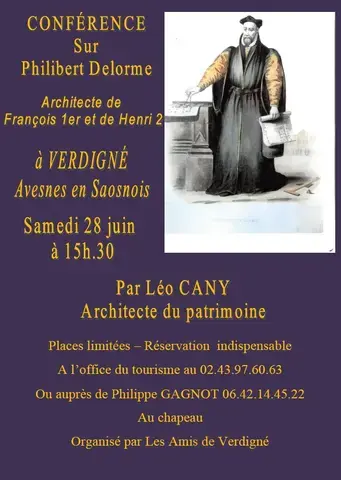 Conférence sur Philibert Delorme, architecte des rois