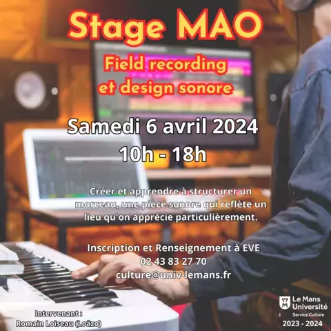 Stage MAO - Field Recording et Design Sonore